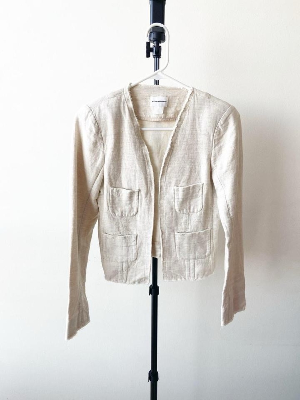 Club Monaco Light Cream Jacket Size 0 (XS)